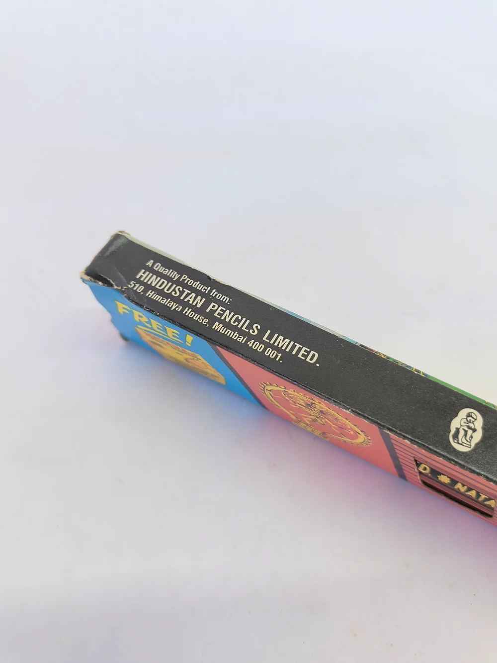 VINTAGE Nataraj Bonded Lead HB Pencil Box Pack Of 10 W/ Sharpener New